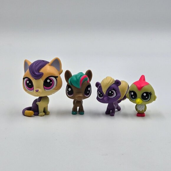 Littlest Pet Shop Panic Falconette #1-184 Lovelace McMare #1-182 Silky L’Aroma # - Picture 2 of 7